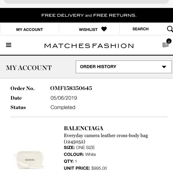 Balenciaga white everyday small bag - Picture 9 of 9